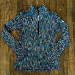 Women’s Nike Pro Hyperwarm Quarter-Zip Long-Sleeve Workout Top